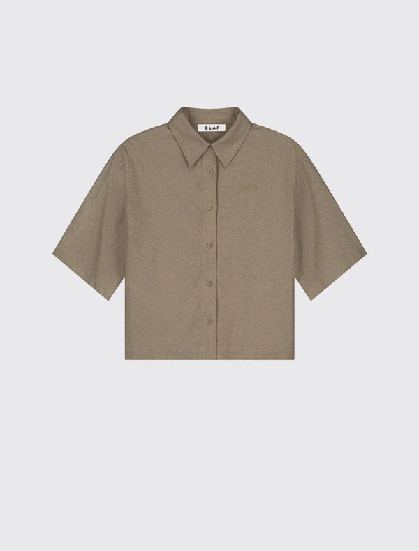 W Linen Short Sleeve Shirt