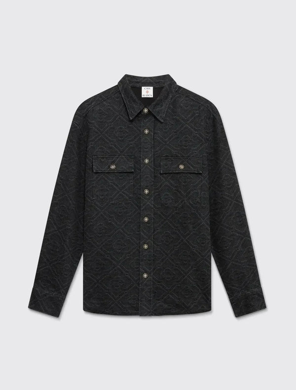 Laser Long Sleeve Denim Shirt