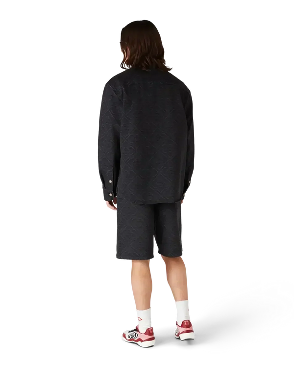 Laser Long Sleeve Denim Shirt