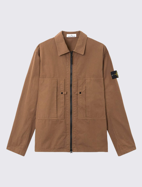 1200005 Overshirt in Mercerised Cotton Ripstop