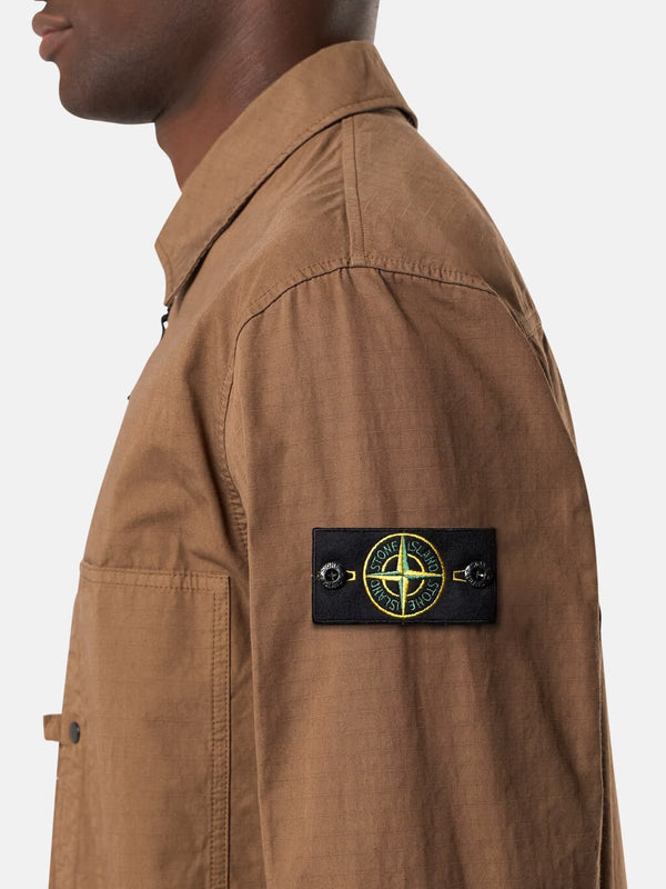 1200005 Overshirt in Mercerised Cotton Ripstop
