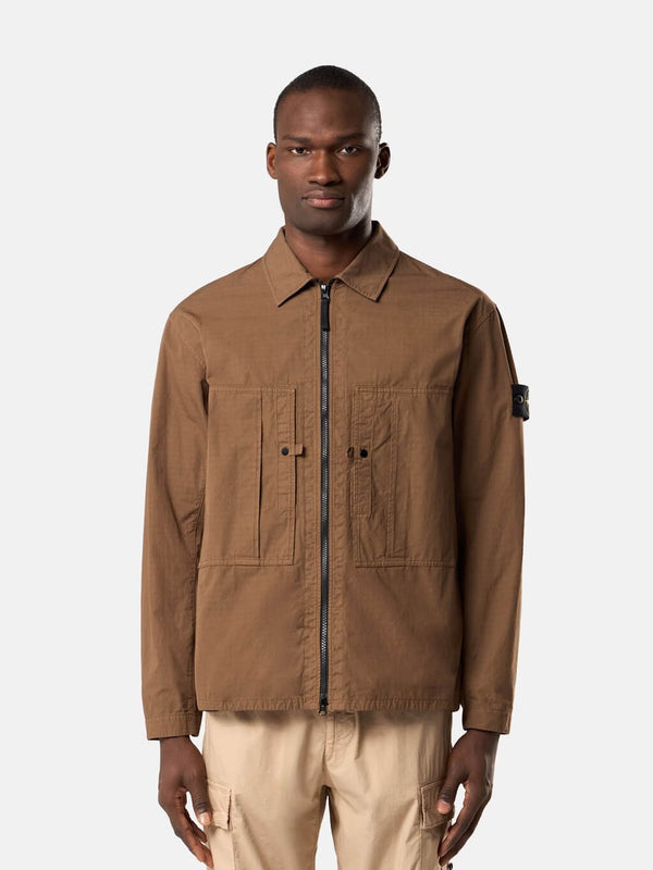 1200005 Overshirt in Mercerised Cotton Ripstop