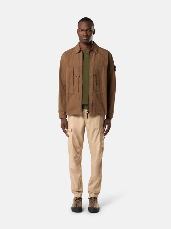 1200005 Overshirt in Mercerised Cotton Ripstop