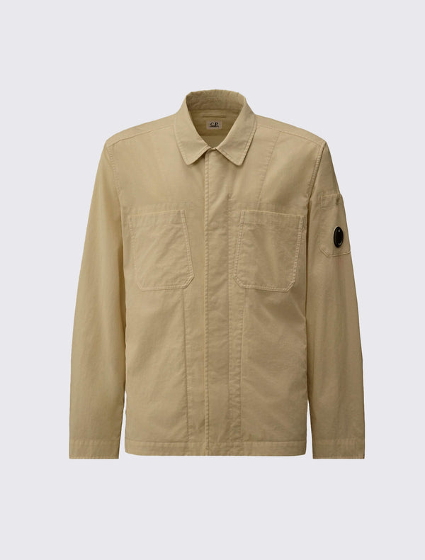 Taylon P Chest Pockets Lens Button Overshirt