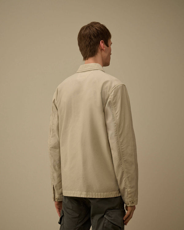 Taylon P Chest Pockets Lens Button Overshirt