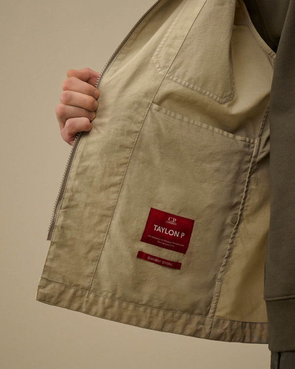 Taylon P Chest Pockets Lens Button Overshirt