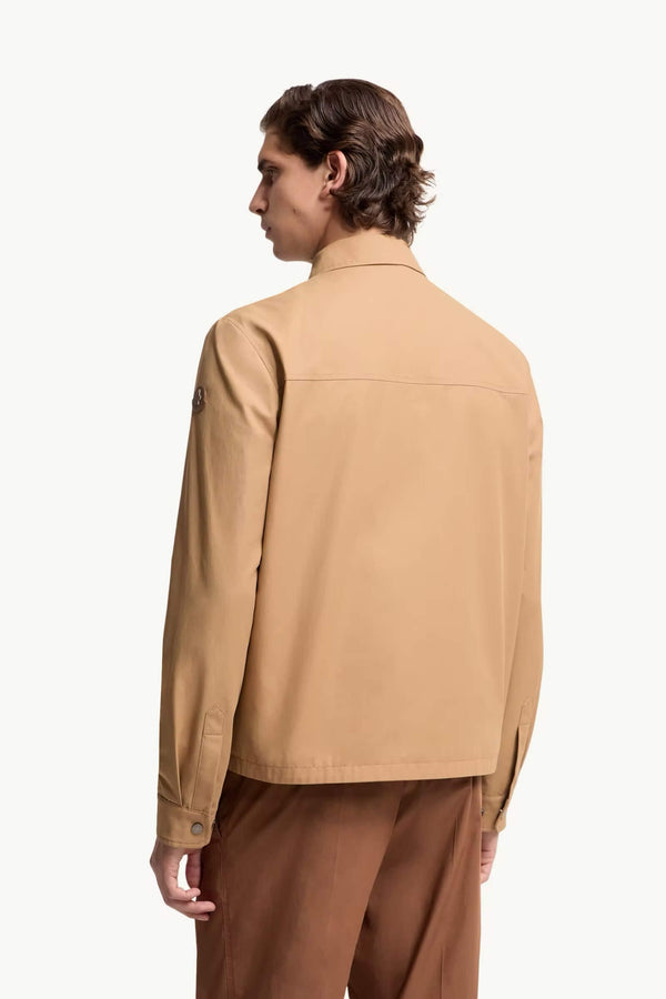 Leather Logo Blend Shirt