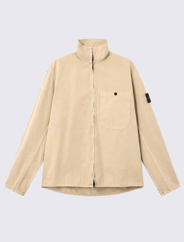 1200014 Overshirt in Panama Cotton Old Effect