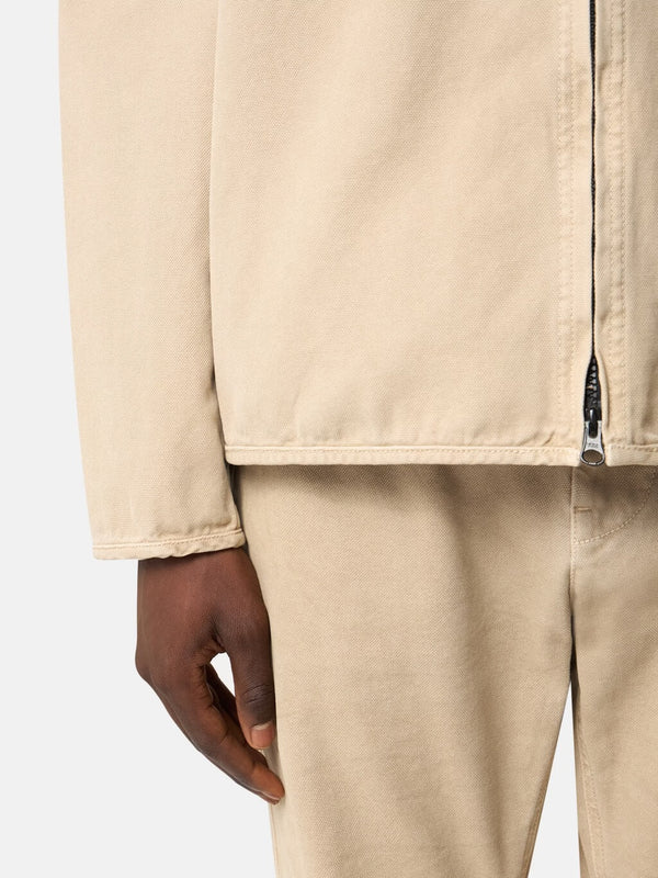 1200014 Overshirt in Panama Cotton Old Effect
