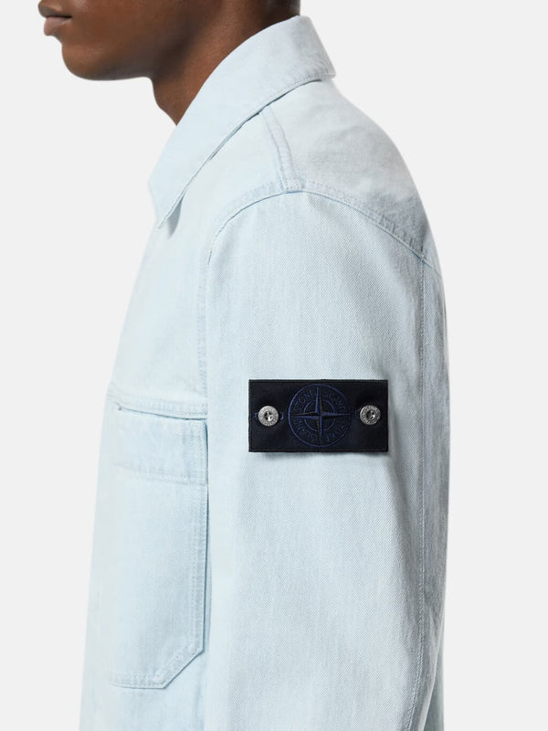 4100006 Indigo Denim-Ultra Bleached Coach Jacket