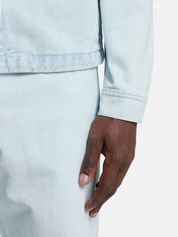 4100006 Indigo Denim-Ultra Bleached Coach Jacket