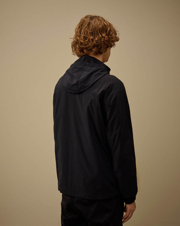 Reversible Mixed Hooded Sweater