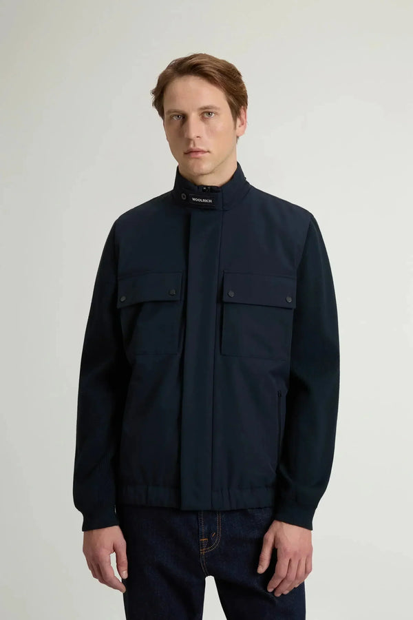Hybrid Jacket in Two-Layered Fabric