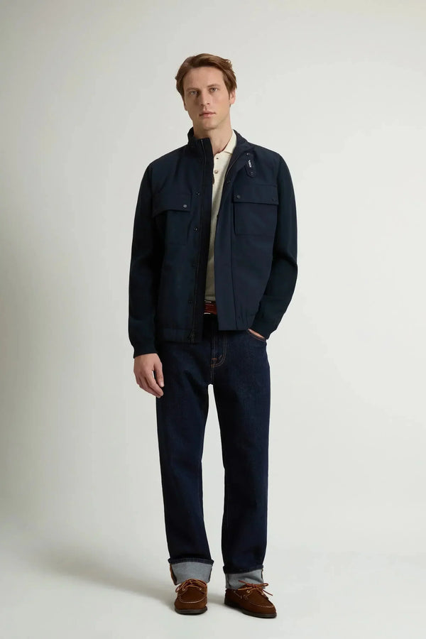 Hybrid Jacket in Two-Layered Fabric