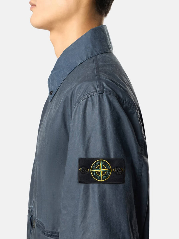 4100054 Coach Jacket with Pigmented Wax Coating
