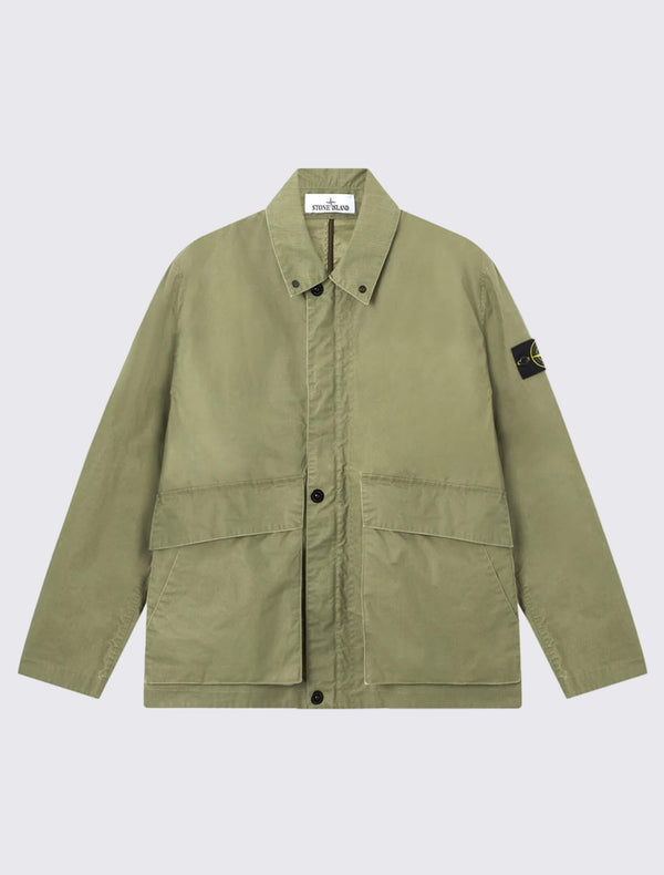 4100054 Coach Jacket with Pigmented Wax Coating