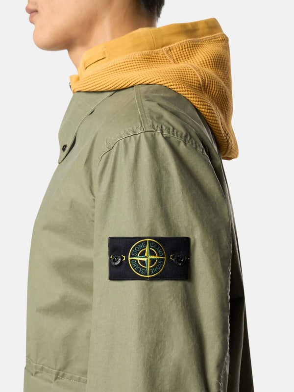 4100054 Coach Jacket with Pigmented Wax Coating