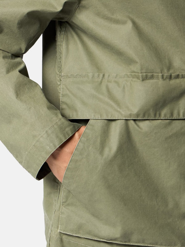 4100054 Coach Jacket with Pigmented Wax Coating