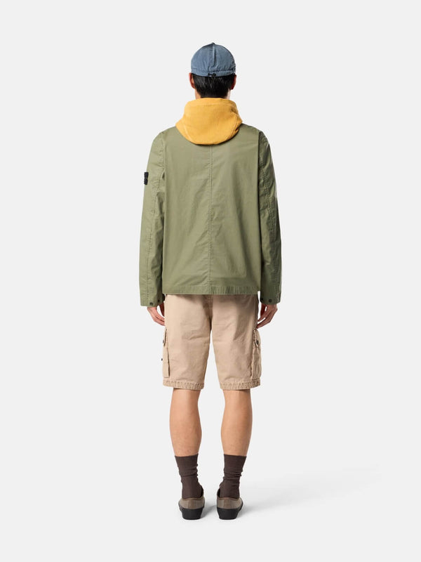 4100054 Coach Jacket with Pigmented Wax Coating
