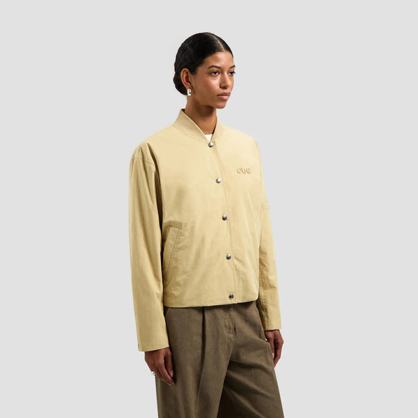 W Retro Logo Bomber Jacket