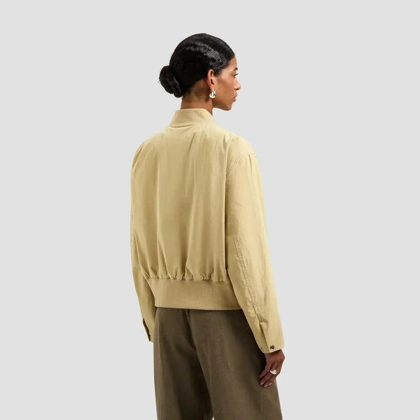 W Retro Logo Bomber Jacket