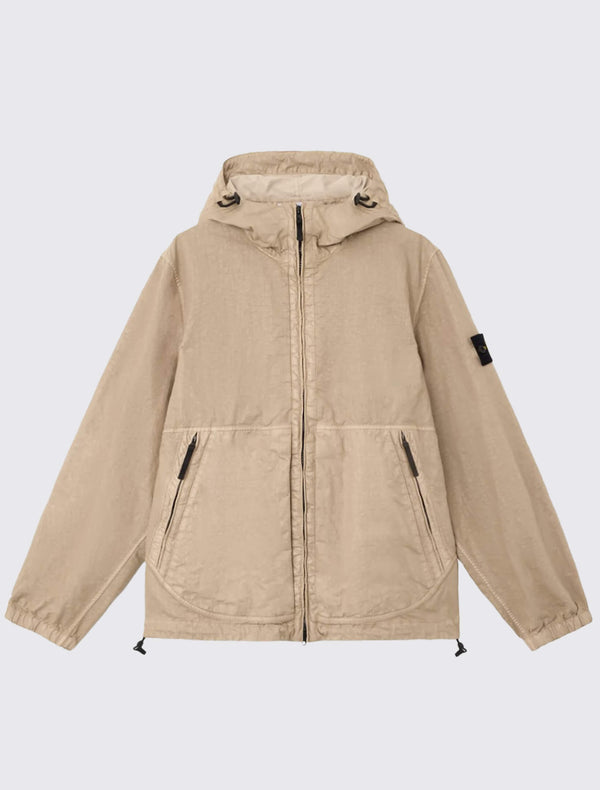 4100053 Hooded Jacket in Nylon Panama-TC