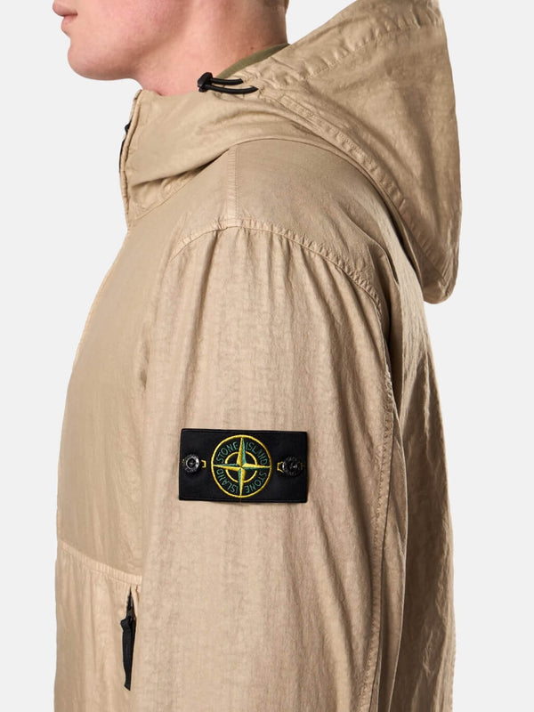4100053 Hooded Jacket in Nylon Panama-TC