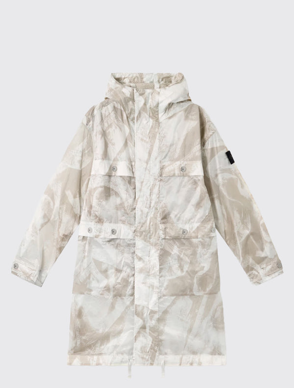 7100011 UV-Reactive Scan Parka with Camouflage Motif