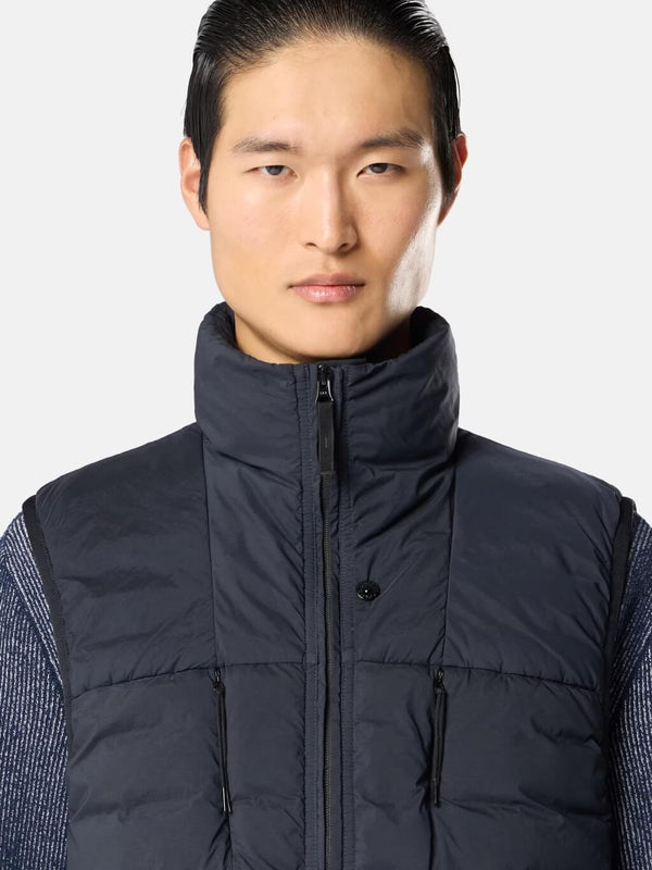 G100007 Down Vest with Seamless Tunnels