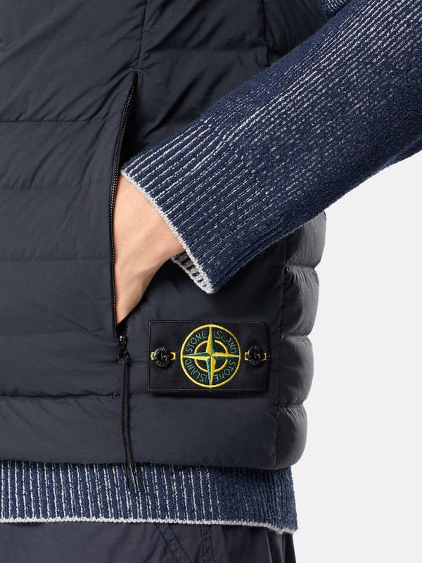 G100007 Down Vest with Seamless Tunnels