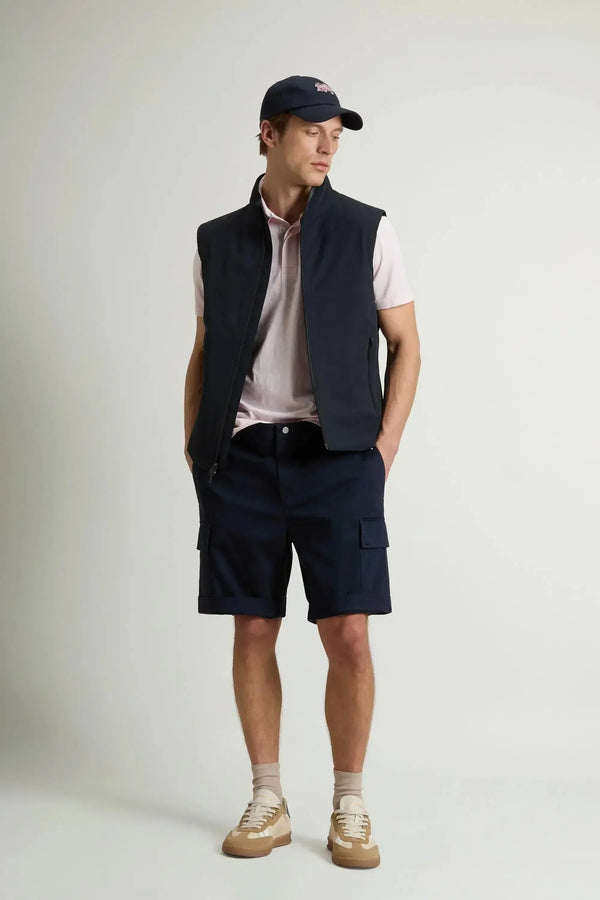 Padded Sailing Vest in Two-Layered Fabric