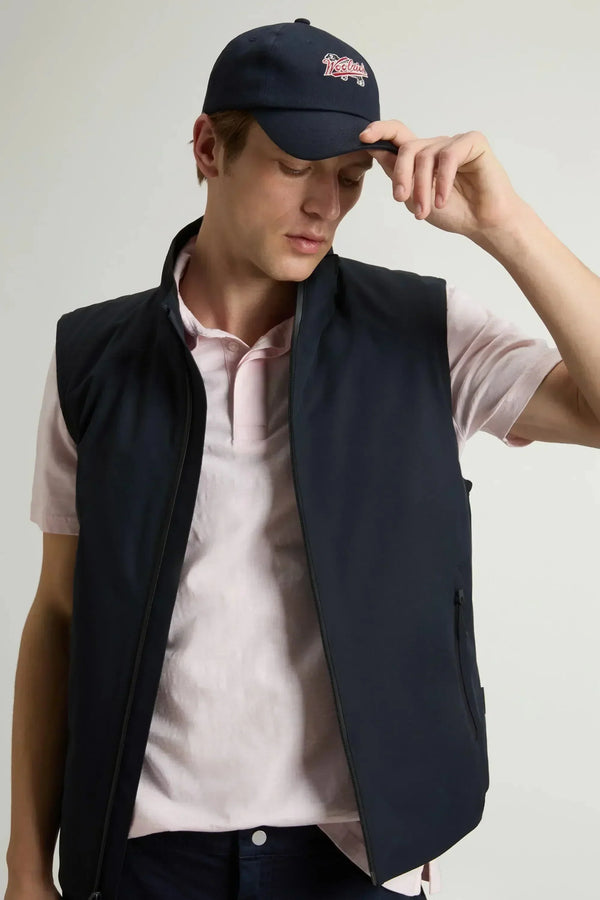Padded Sailing Vest in Two-Layered Fabric
