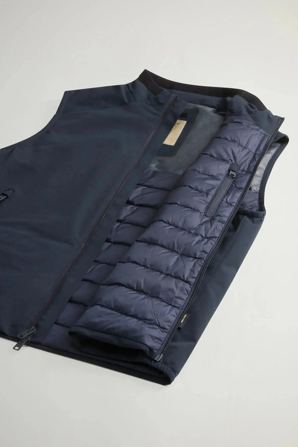Padded Sailing Vest in Two-Layered Fabric