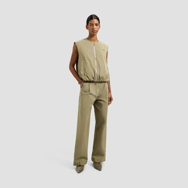 W Zip Up Gilet