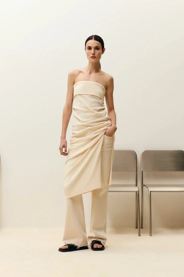 Cotton Bandeau Dress