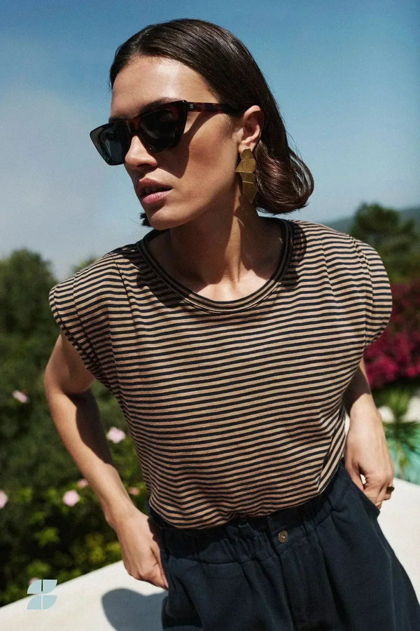 Nilou Stripe Top