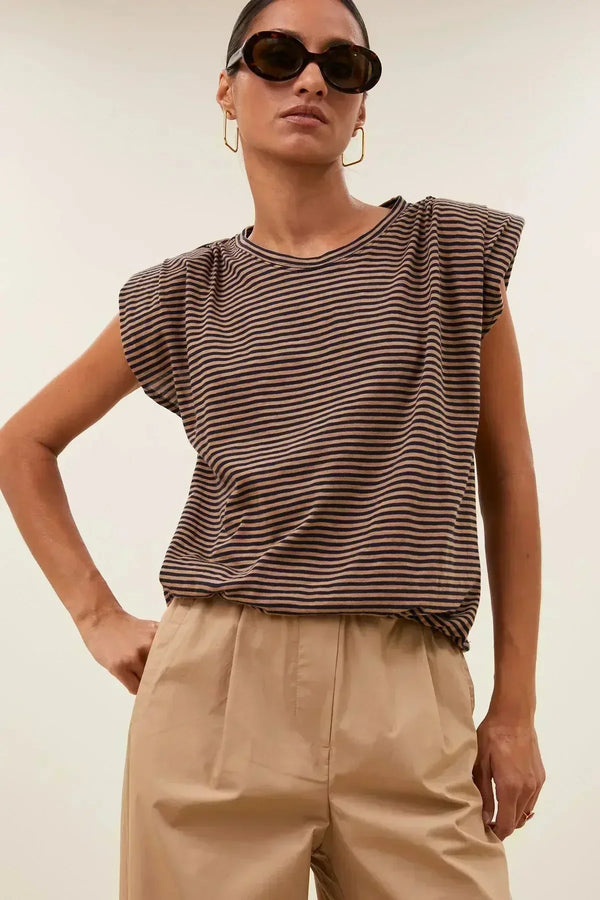 Nilou Stripe Top