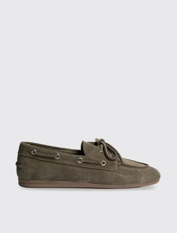 Boat Loafer Brushed Suede