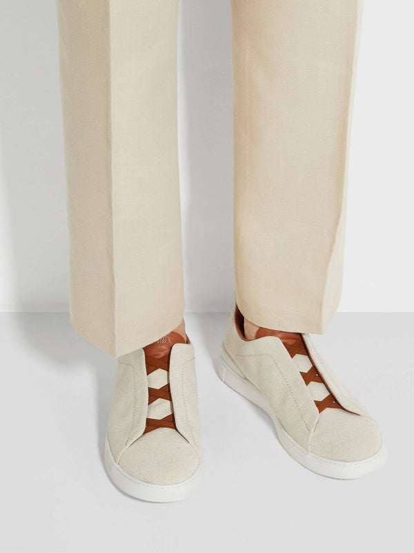 Canvas Triple Stitch Sneakers