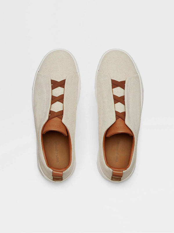 Canvas Triple Stitch Sneakers