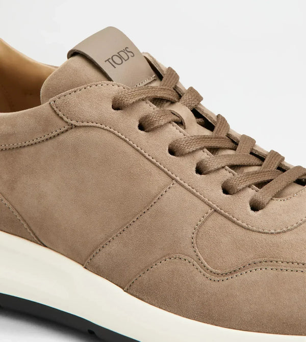 Red Dot Sneakers in Pashmy Suede