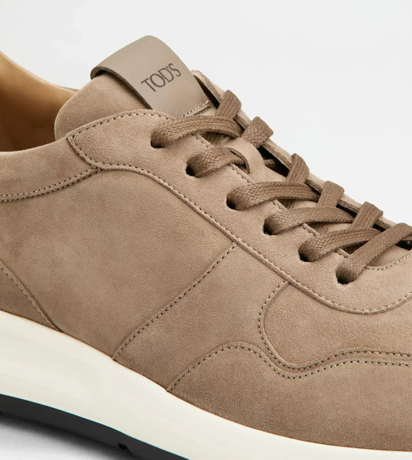 Red Dot Sneakers in Pashmy Suede