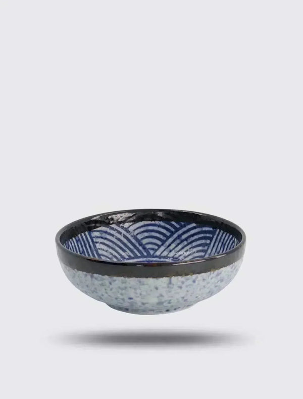 Bowl Aisai Seigaiha 16x8