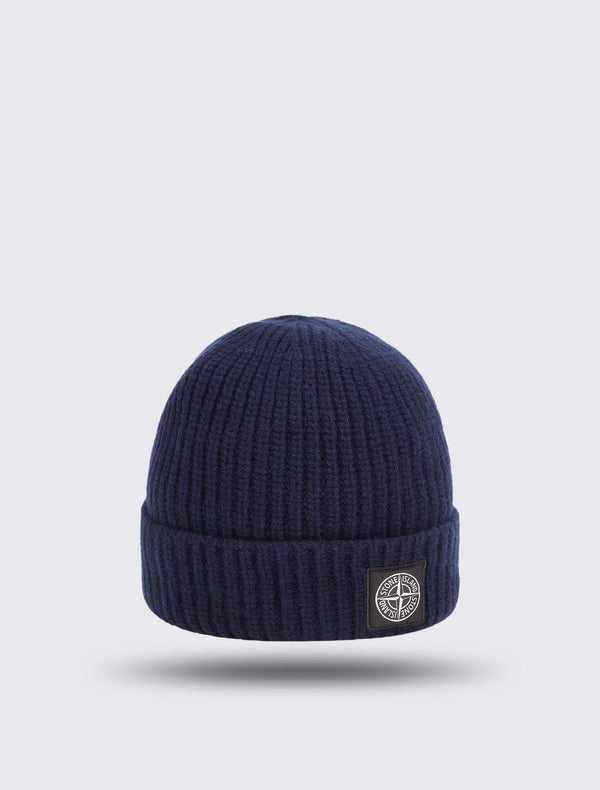 Beanie in Ribbed Geelong Wool