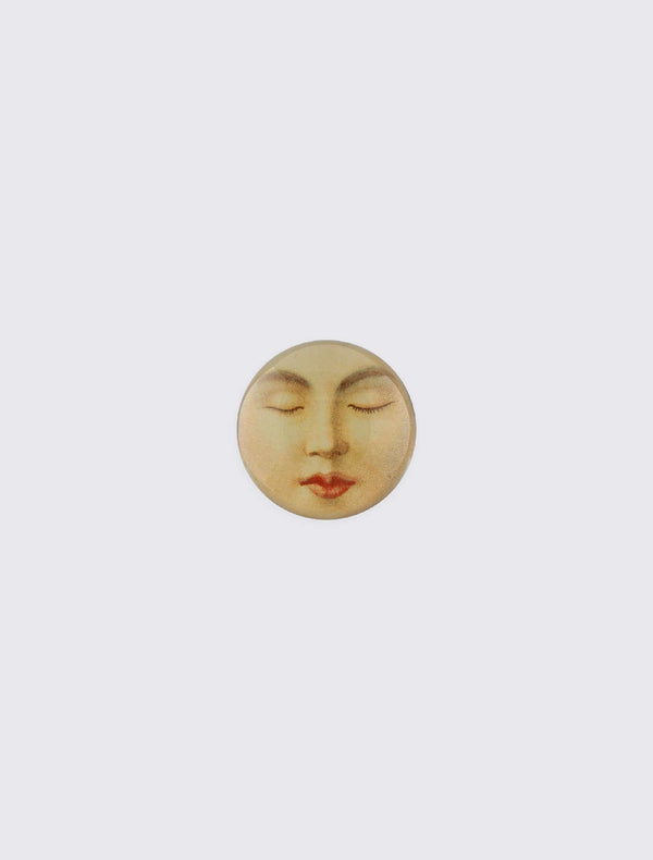 Sleeping Lady - Dome Paperweight (Presse-Papier)