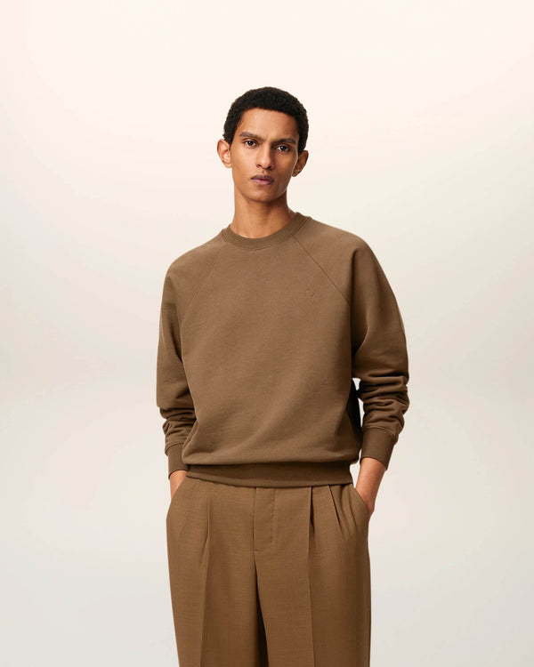 Ami de Coeur Sweatshirt with Tonal Embroidery