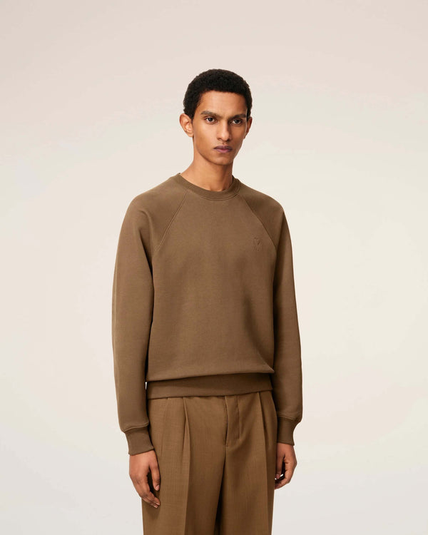 Ami de Coeur Sweatshirt with Tonal Embroidery