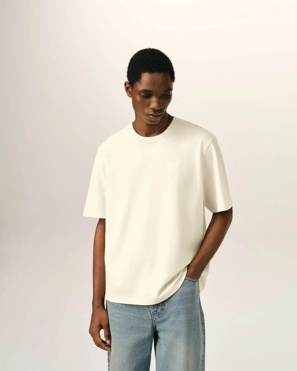 Embossed T-Shirt in Heavy Jersey