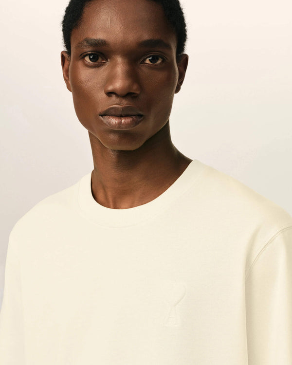 Embossed T-Shirt in Heavy Jersey