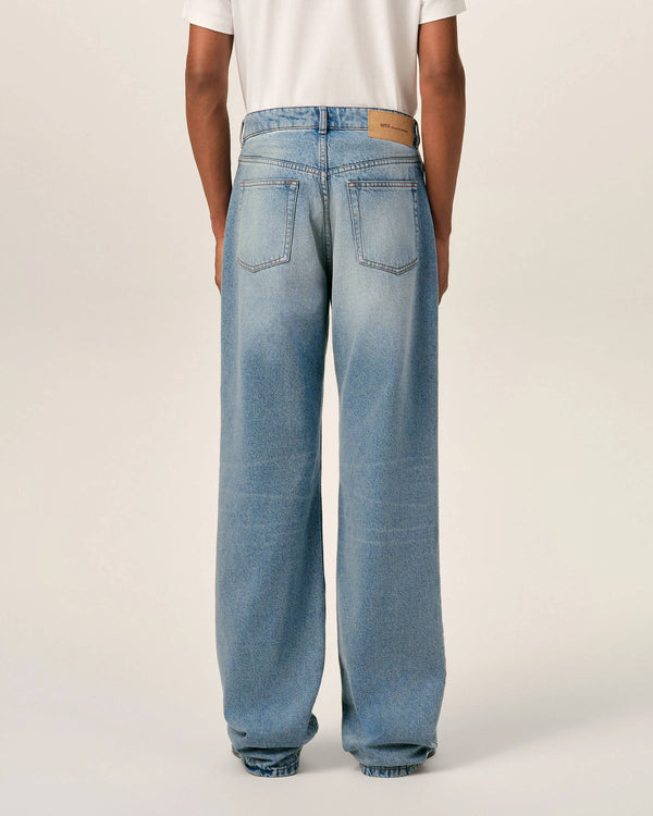 Large Fit Jeans in Used Indigo Denim